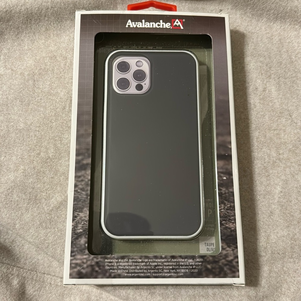 iPhone 12 Pro Olive Green Phone Case / NEW